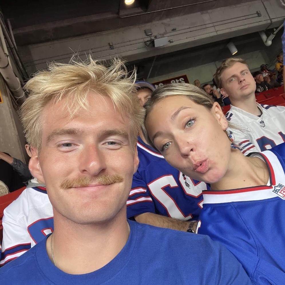 His first Bills game. Biggest fan!