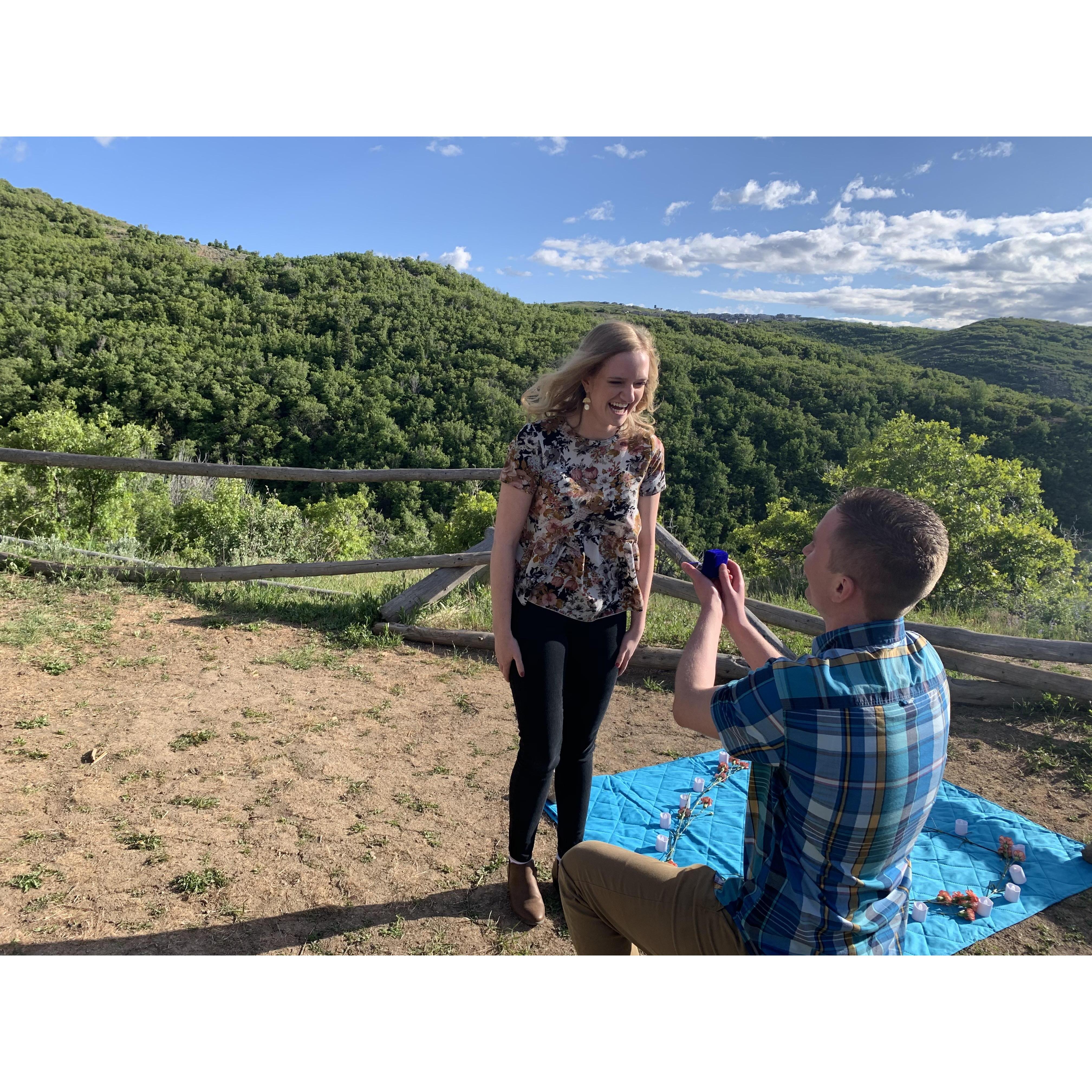 I was really happy if you can't tell from the picture. And I still am! - May 2020