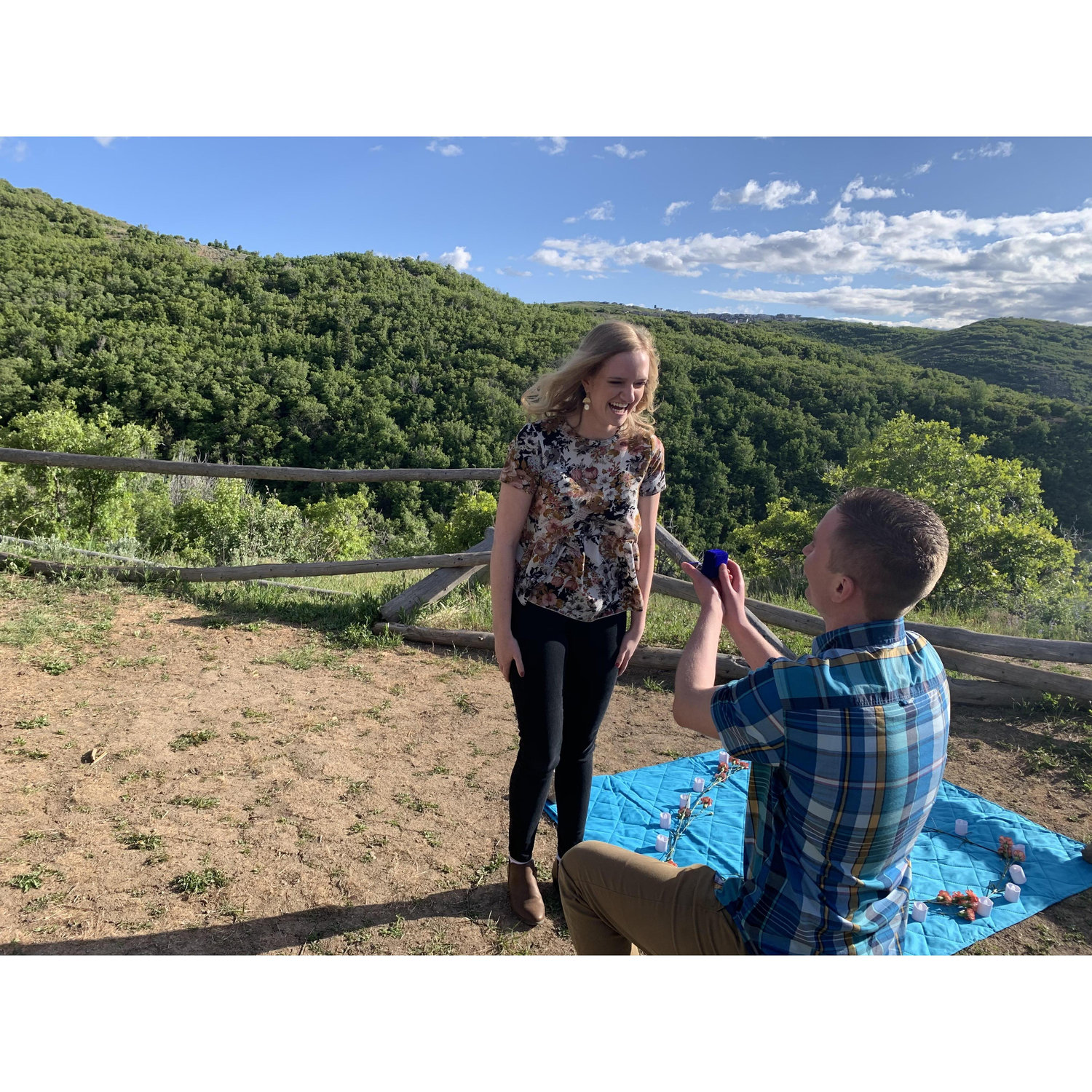 I was really happy if you can't tell from the picture. And I still am! - May 2020