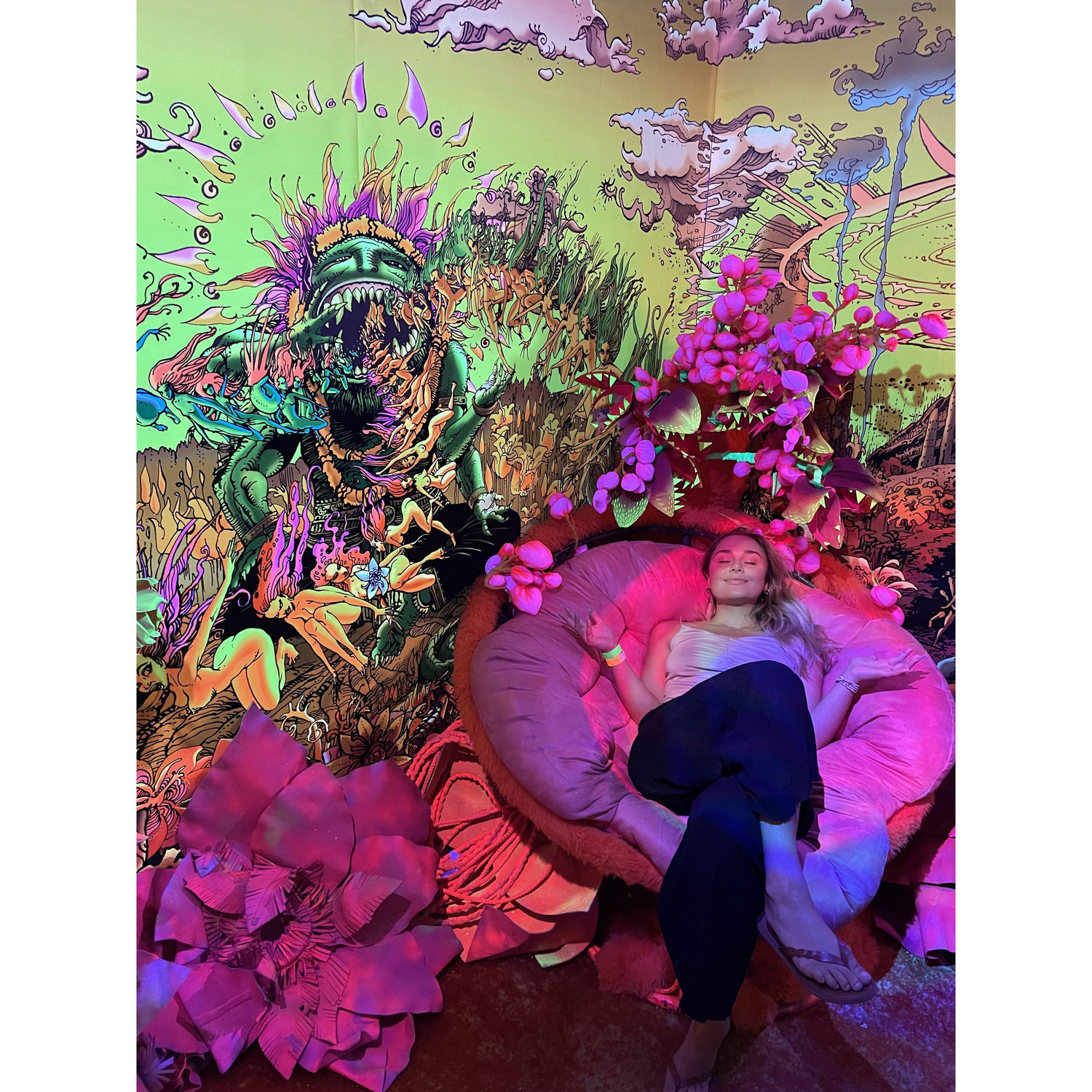 The first photo Joe took of Emily after meeting at the 50th Anniversary of the book, Be Here Now!