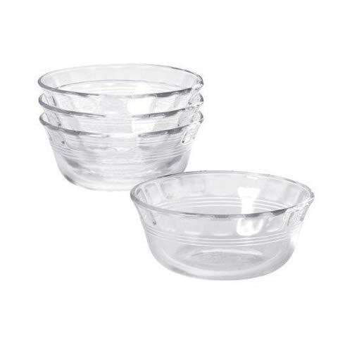 Pyrex Original 10 oz Custard Cup 4 pack,Clear glass