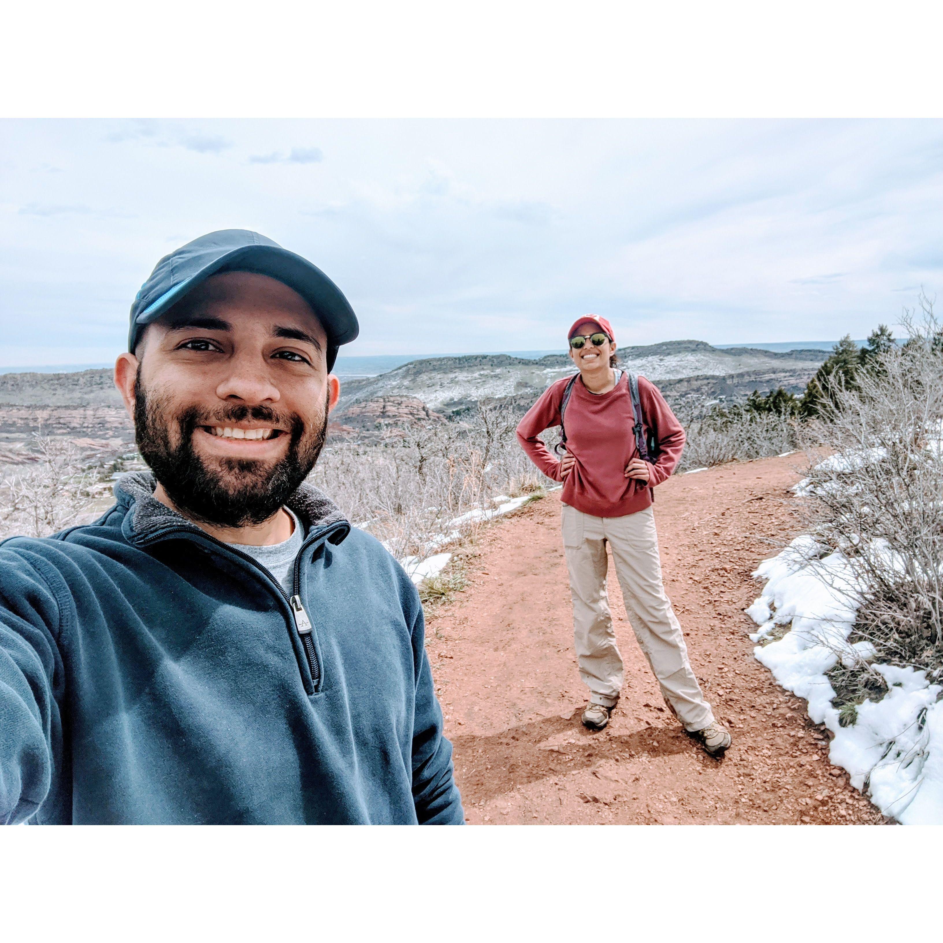 One of our many hiking dates during Covid