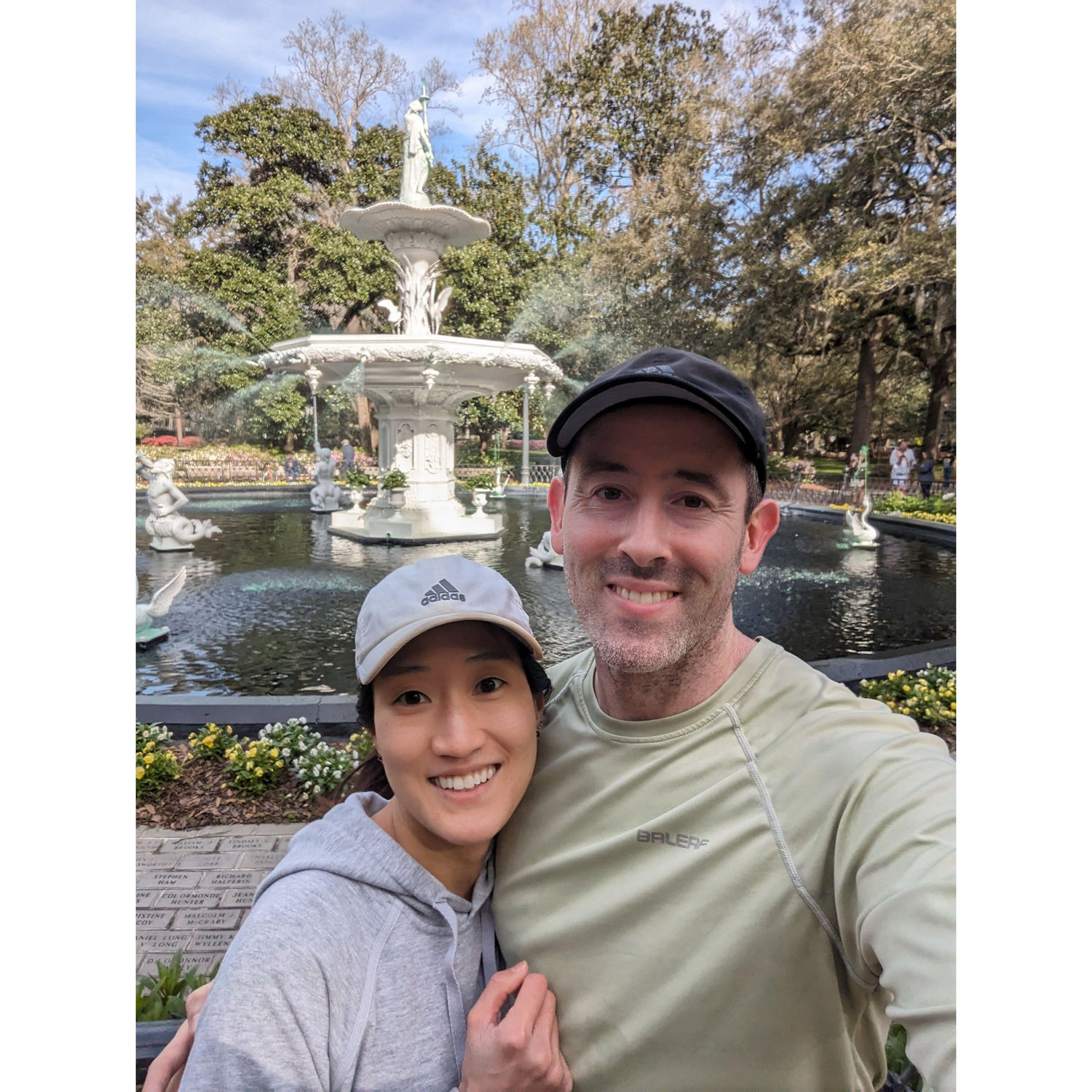 Jogging is part of our vacations since Tami says so and Mathew is nice enough to indulge