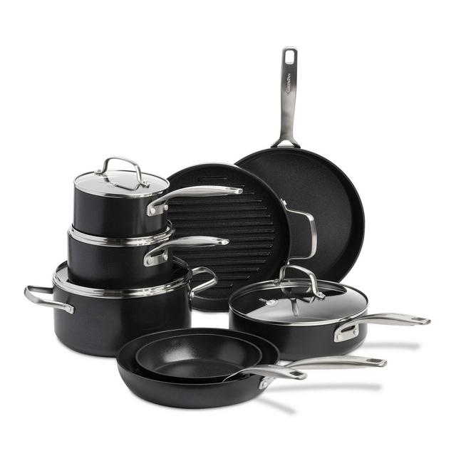 GreenPan SearSmart Healthy Ceramic Nonstick Cookware Set, 12-Piece - 100% Exclusive