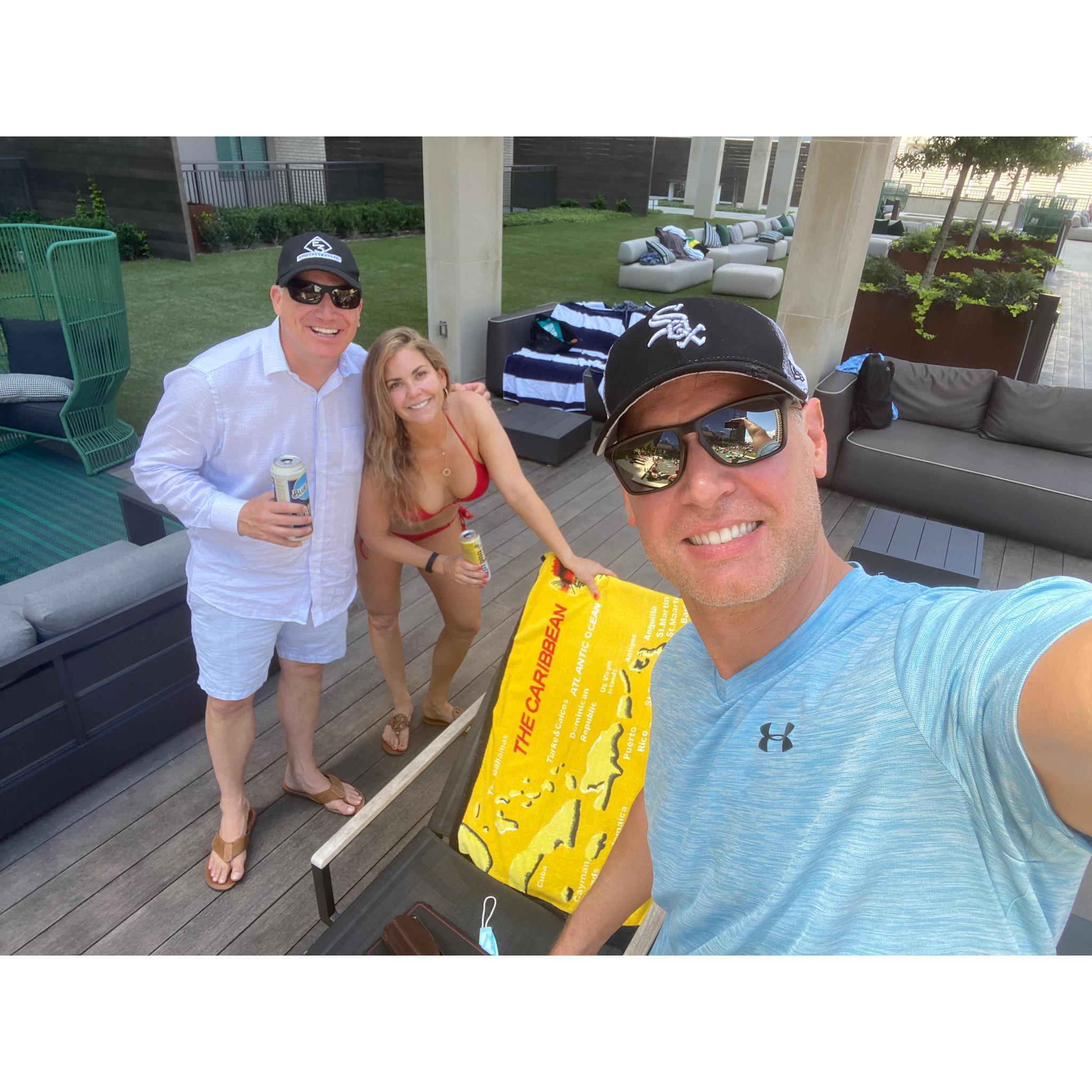 “The man”, aka captain Mark Anderson, who introduced Pam to her husband!