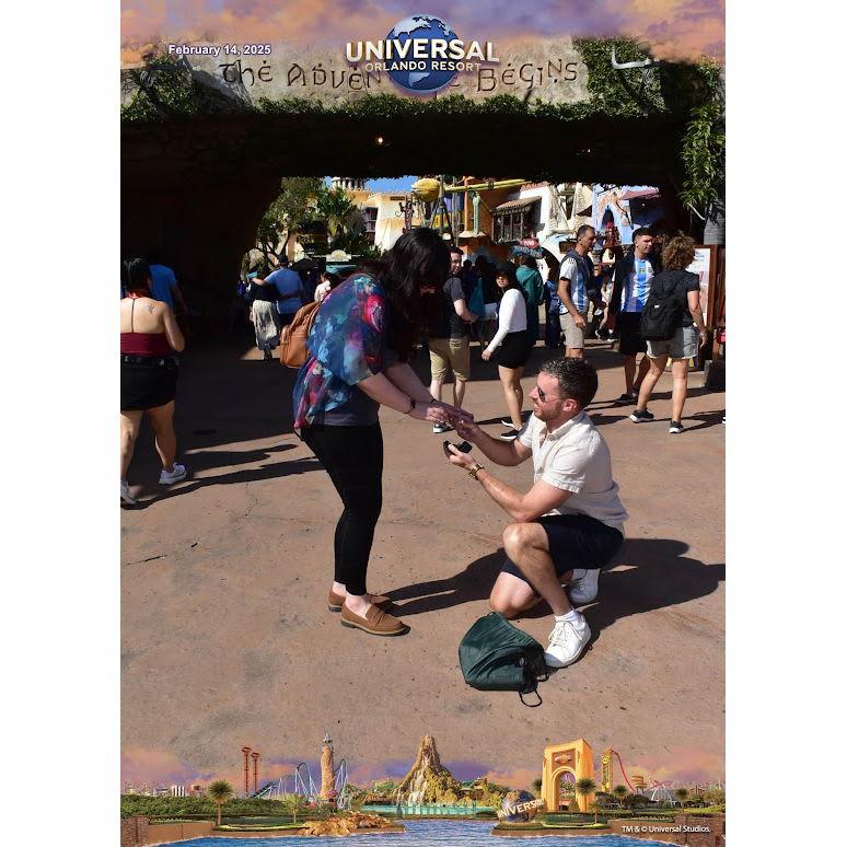 Proposal at Universal Studios - Valentine's Day 2025 - Orlando, Florida