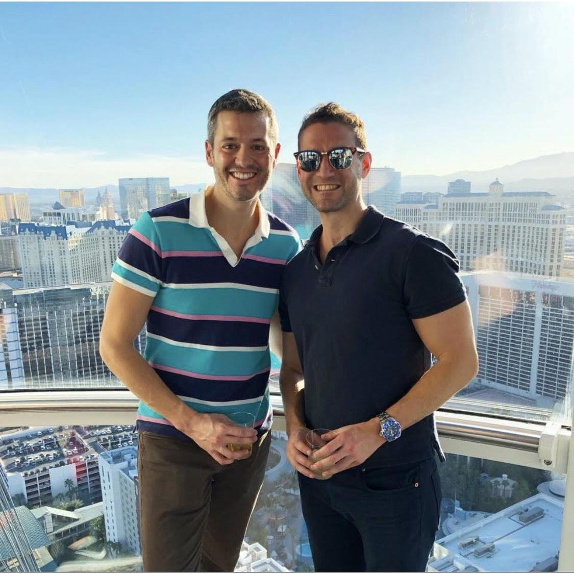 Las Vegas, winning and then losing all of the money.