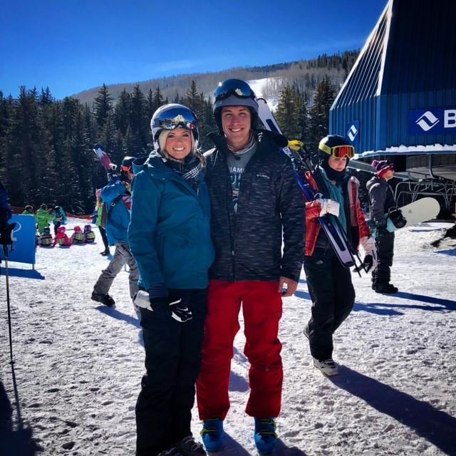 The first of many ski trips together.