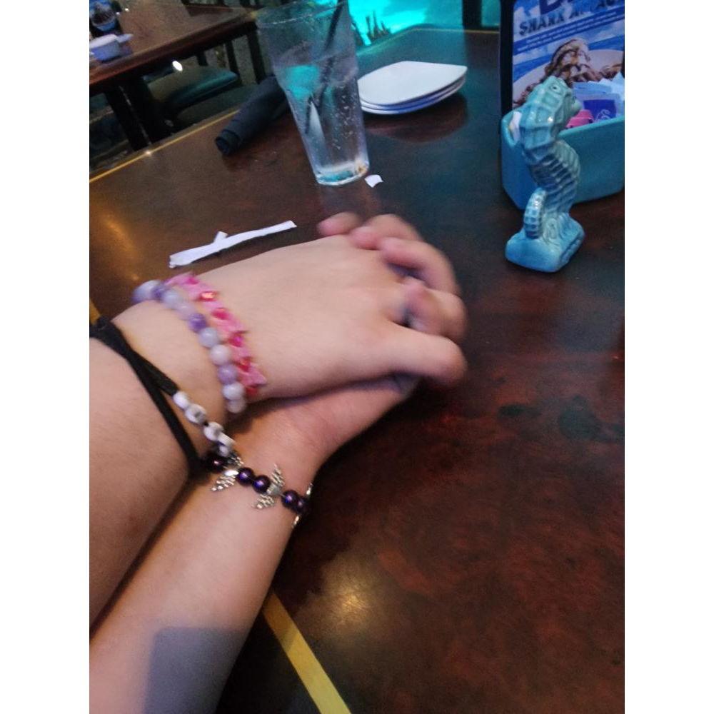 Us holding hands