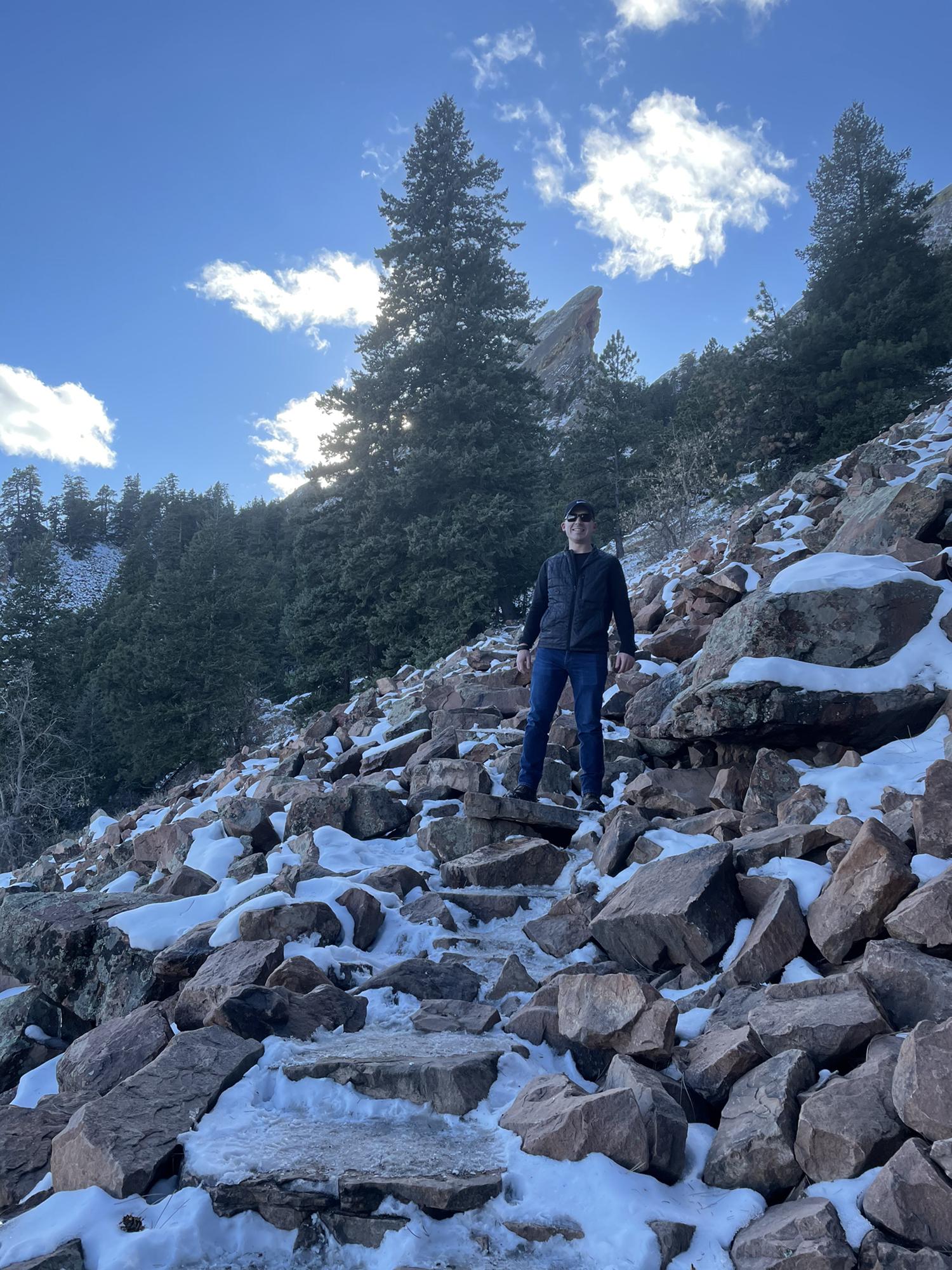 Hiking in Boulder, CO. 12/16/2020