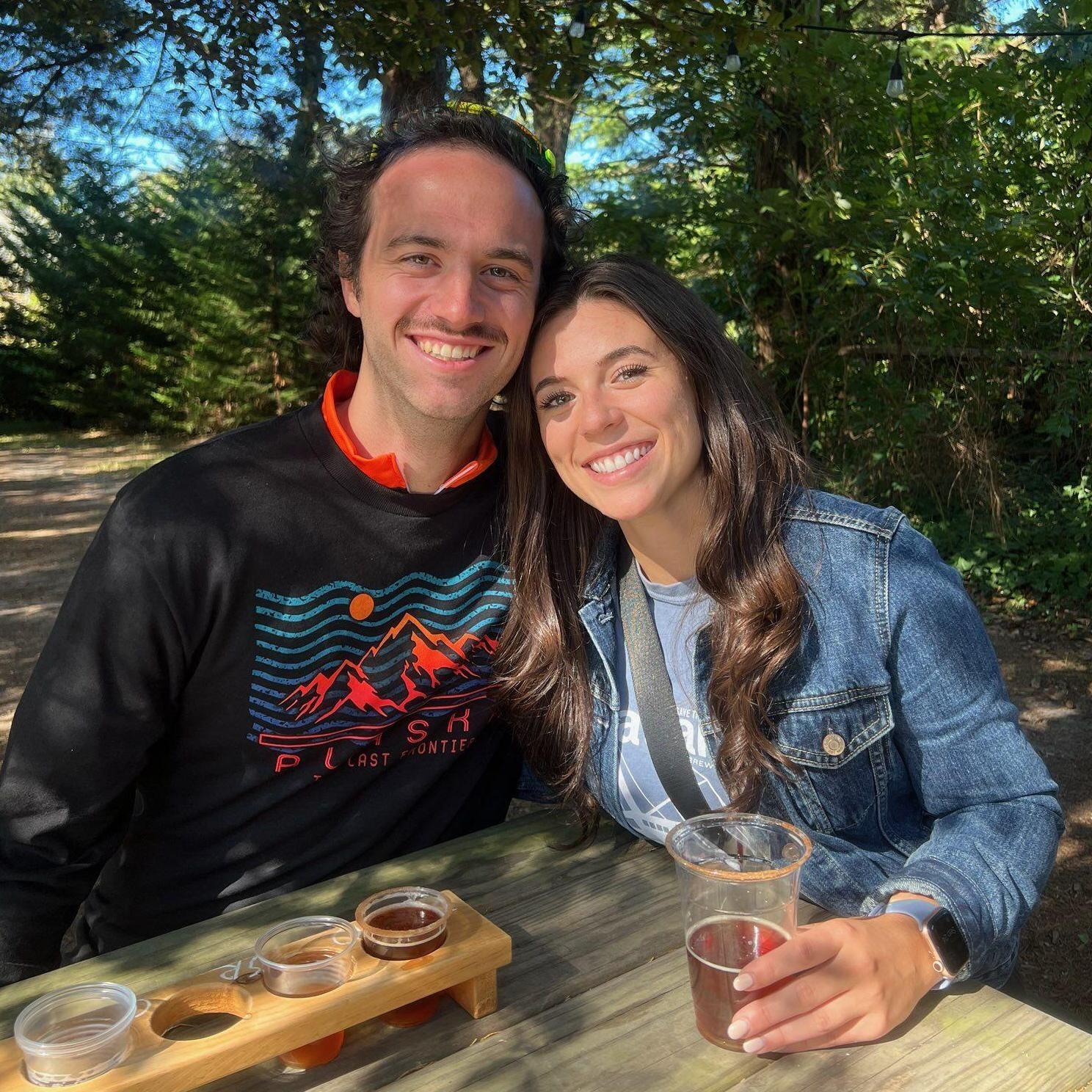 Over the past few years as a couple, we have loved to travel (especially in our pop-up camper!), go hiking, visit breweries, and spend time with our families and friends at the lake and the shore.