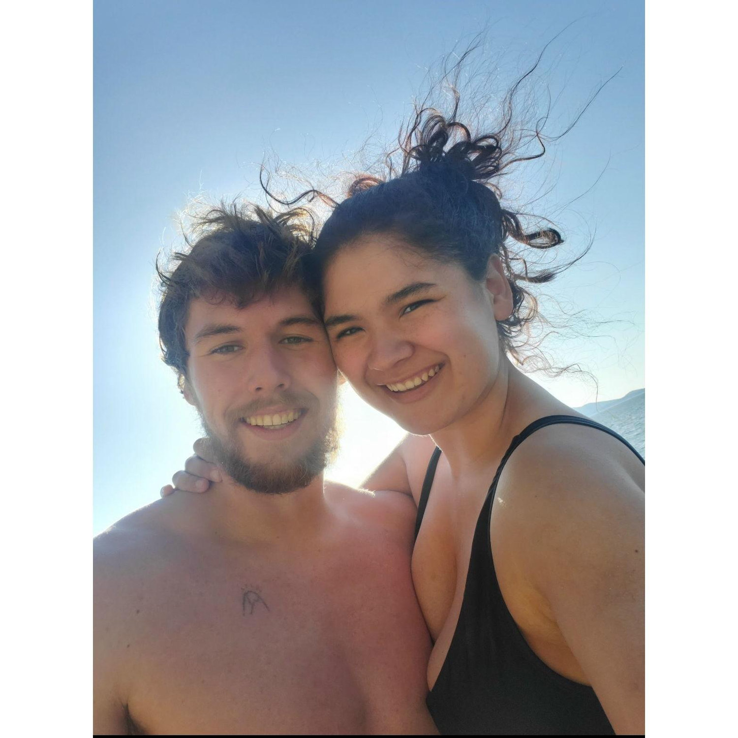 A day at the beach in 2021.