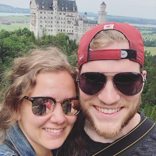 At Neuschwanstein Castle in Germany, July 2019