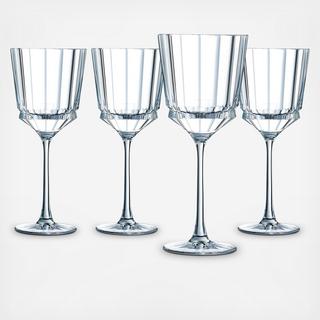 Macassar Wine Glass, Set of 4