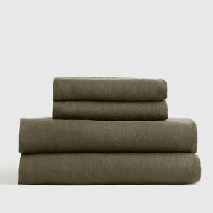 Linen Sheets in Olive | Quince