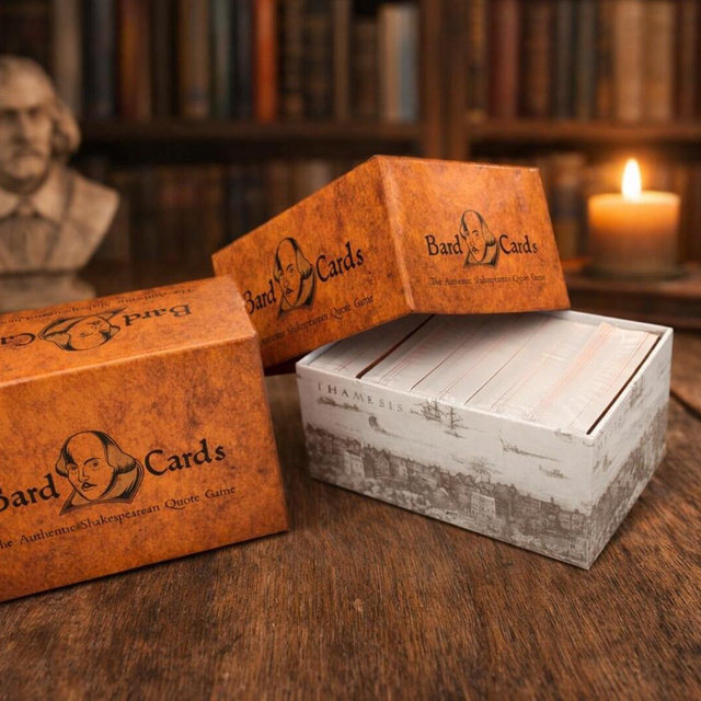 Shakespeare Quote Game: Bard Cards for Students & Scholars of English, Theatre, Renaissance, Performance, Arts, Humanities and more!
