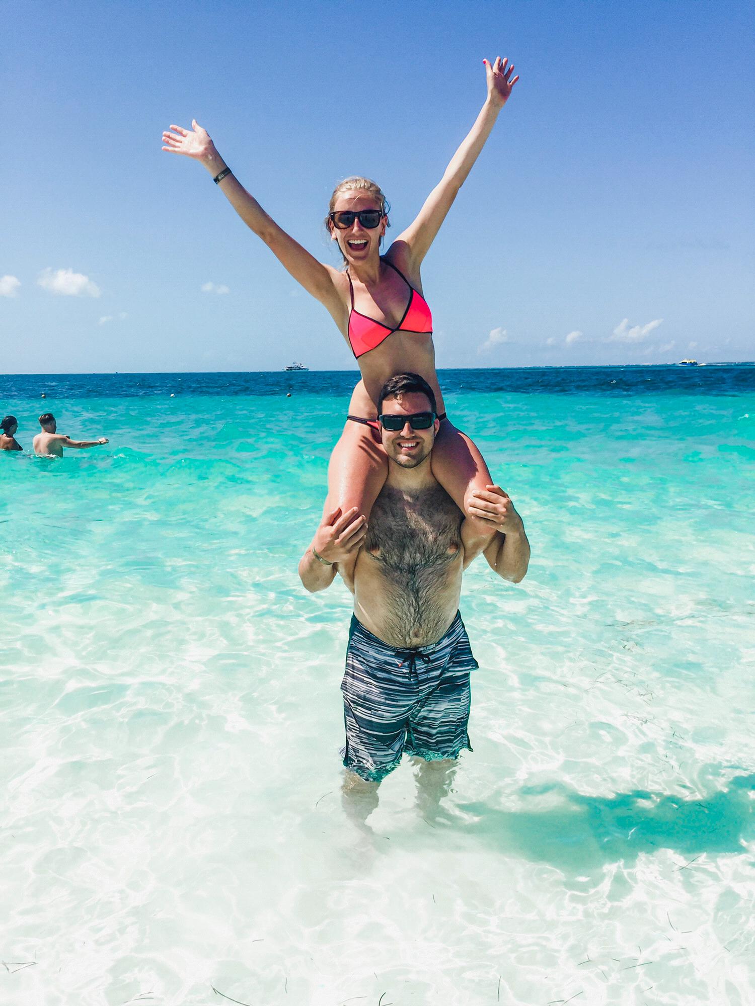 May 2015 - Carrion's family vacation in Cancun, Mexico.