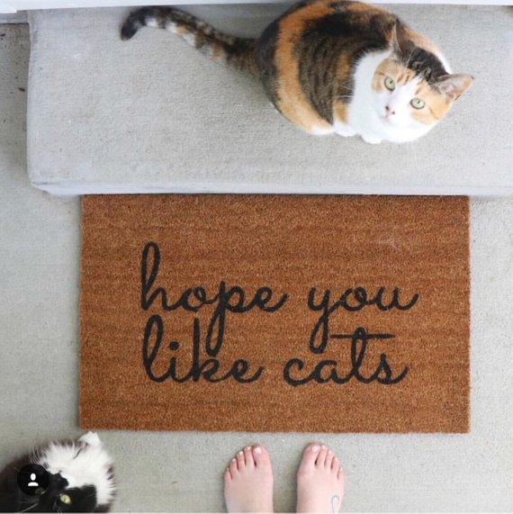 Hope You Like Cats Doormat