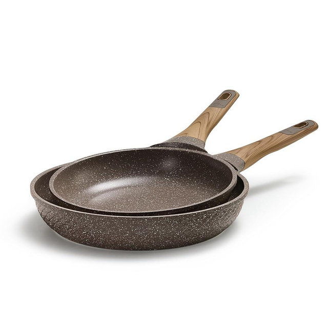 CAROTE Nonstick Frying Pan Skillet,Non Stick Granite Fry Pan Egg Pan Omelet Pans, Stone Cookware Chef's Pan, PFOA Free,Induction Compatible