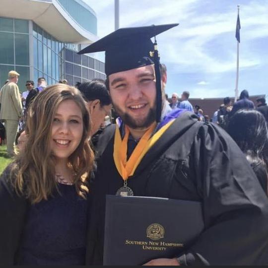 Matt's graduation, SNHU, May 2016.