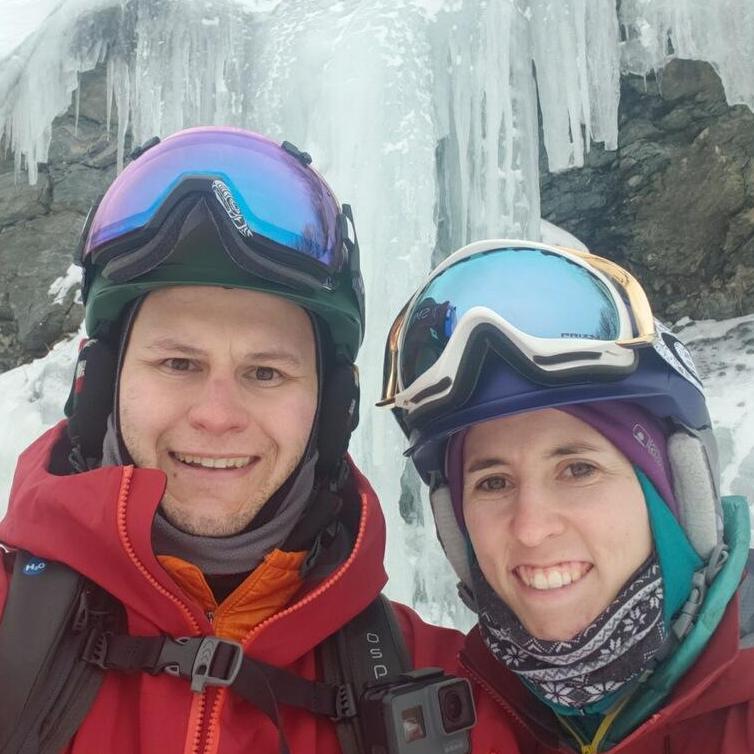 Skiing on a Cold Day