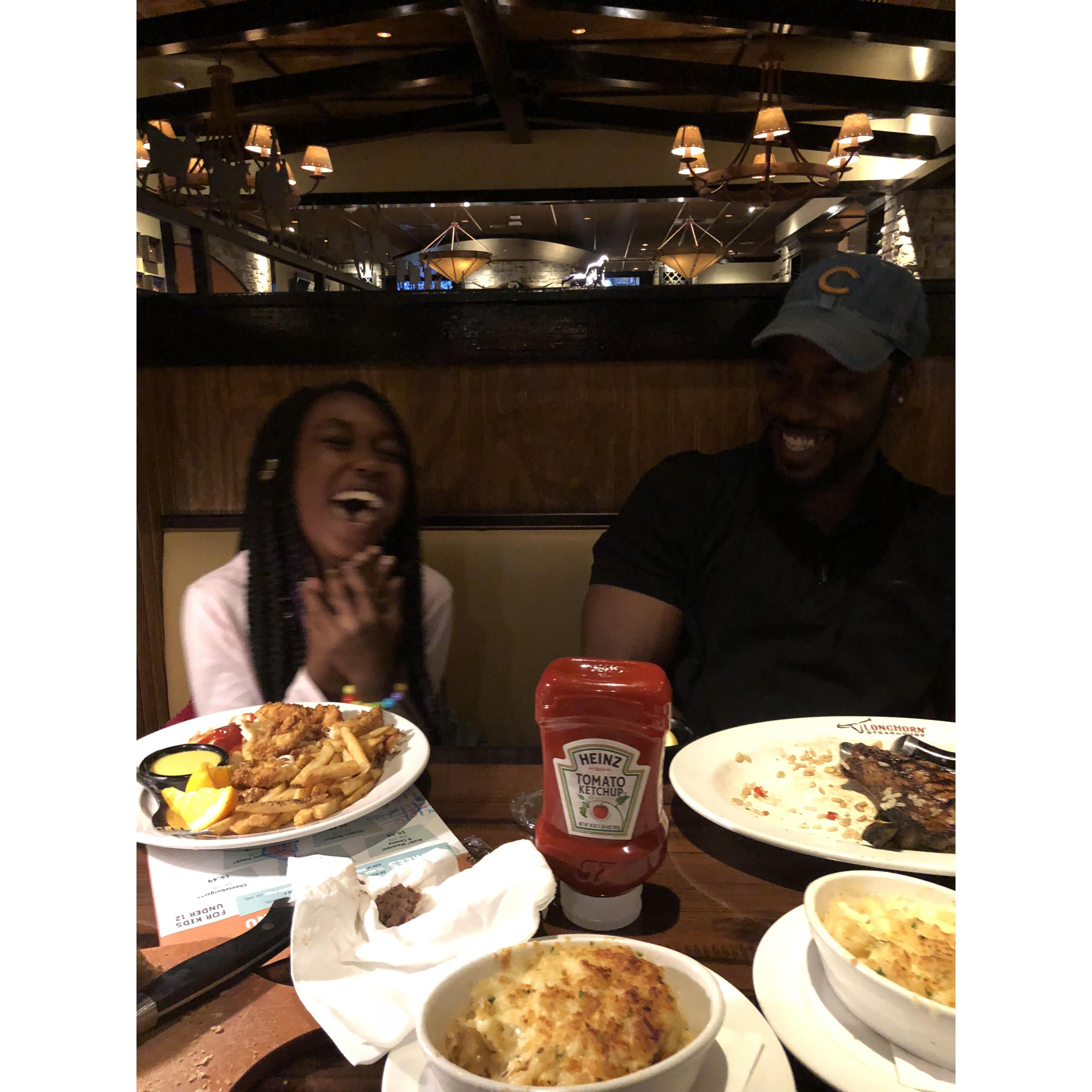 I can’t believe I’m so lucky... amazing dad... loving daughter... I’m blessed