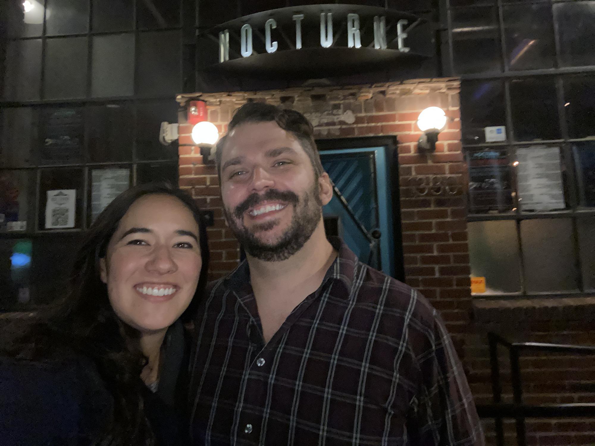 Celebrating our Anniversary at a Jazz Club!