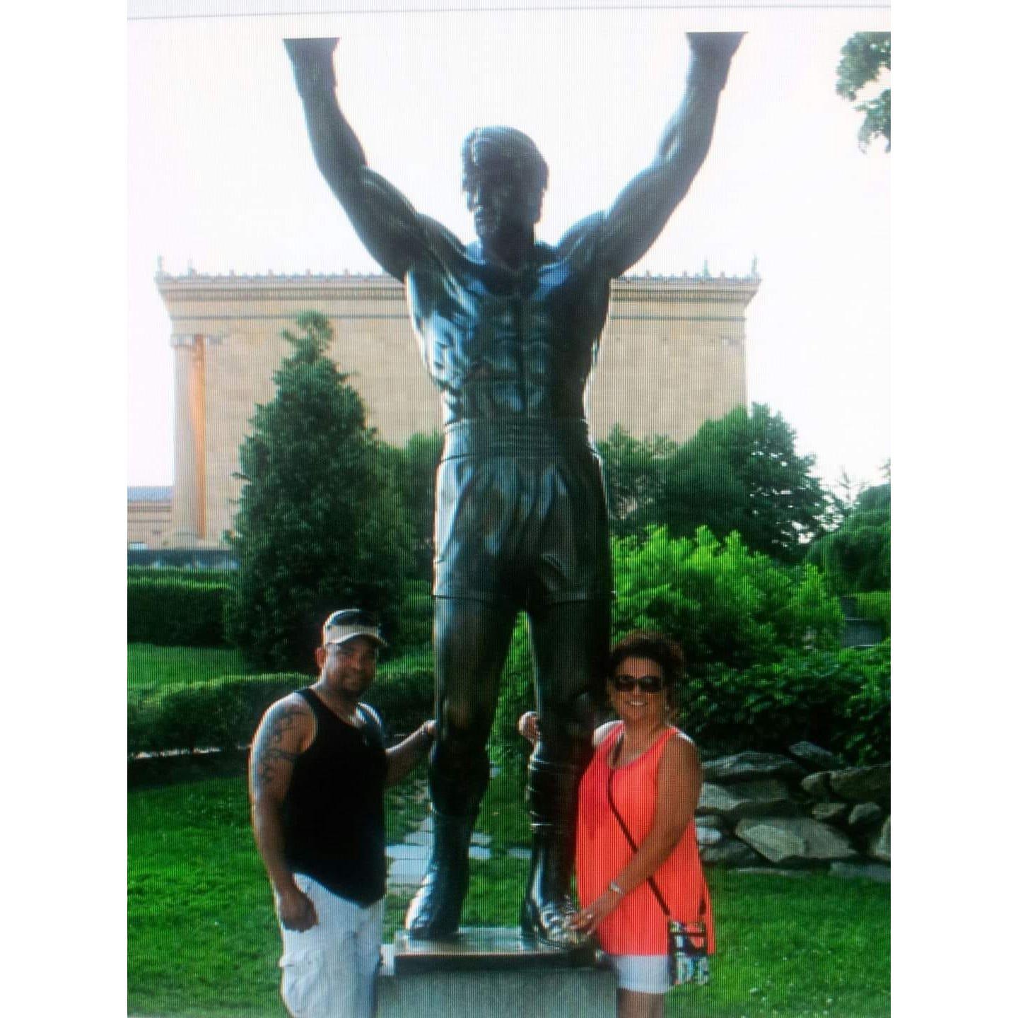 When we started traveling with our goal to reach all 50 states in 10 years. Philadelphia, PA