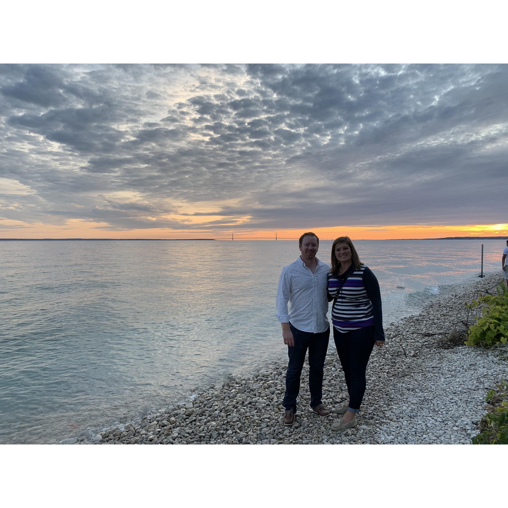 Brendan and Lindsey at Mackinac Island.