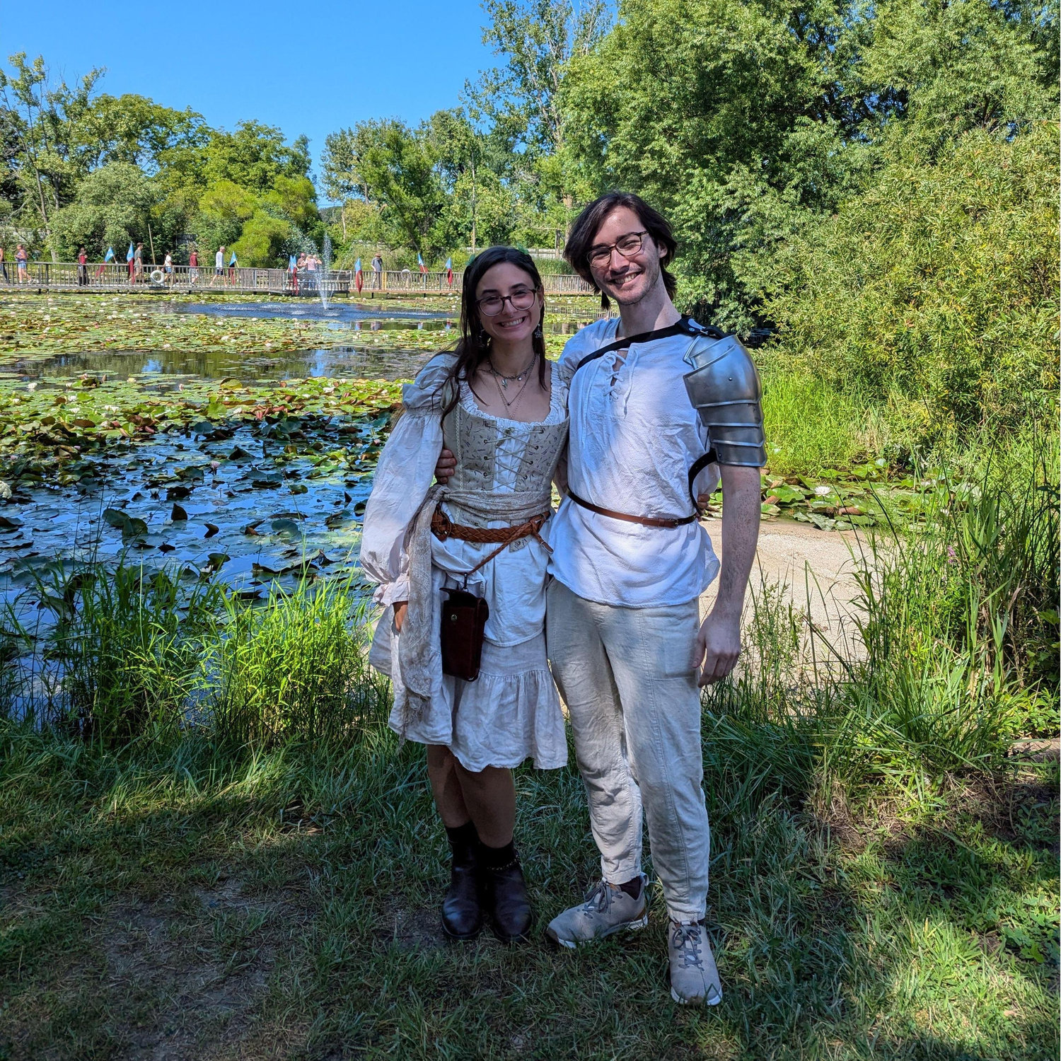 At the Ren Faire (our third!), 2024
