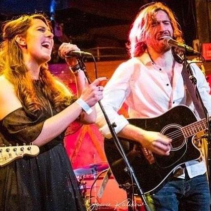 On stage at Rockwood Music Hall