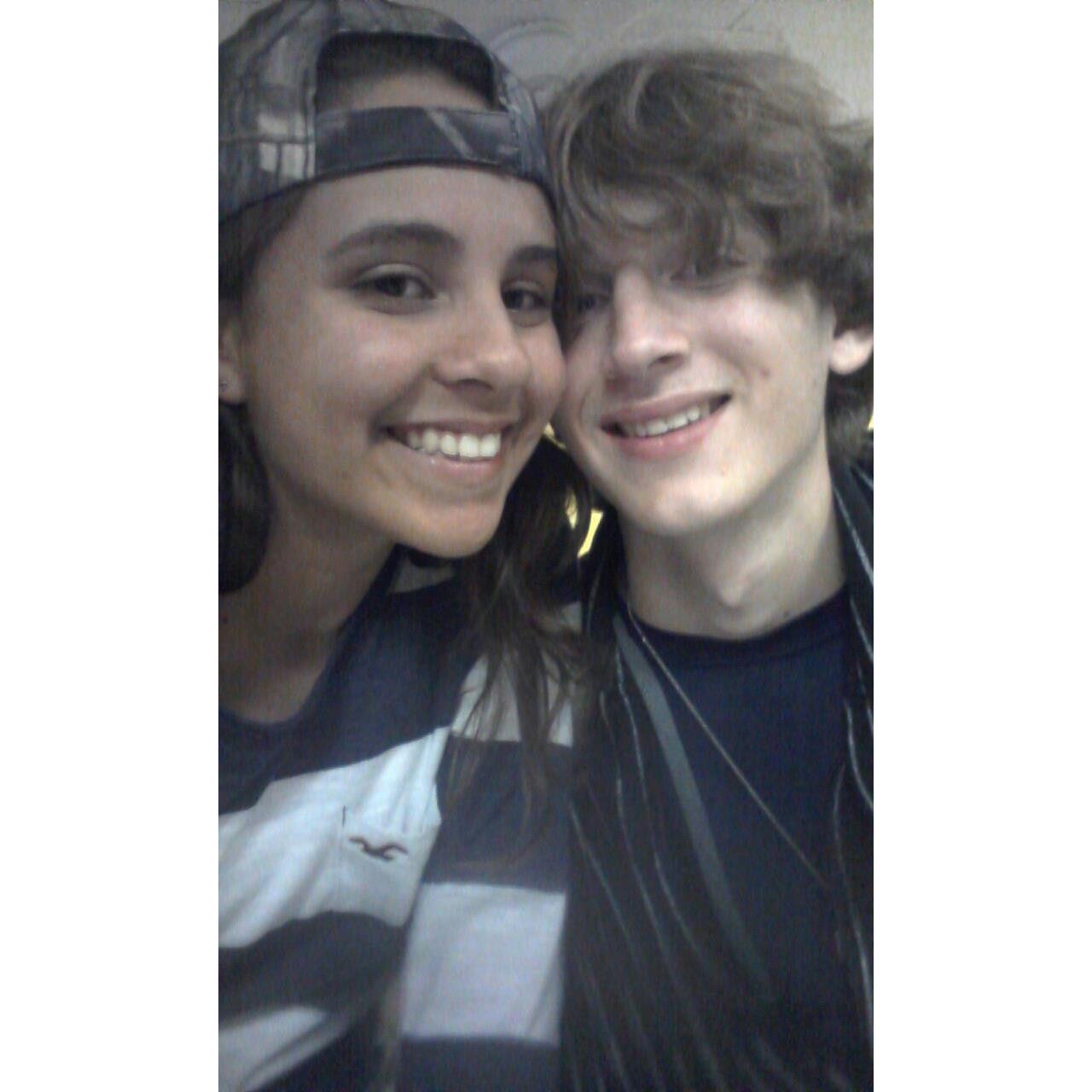 Days before Nathan left for Boot Camp.