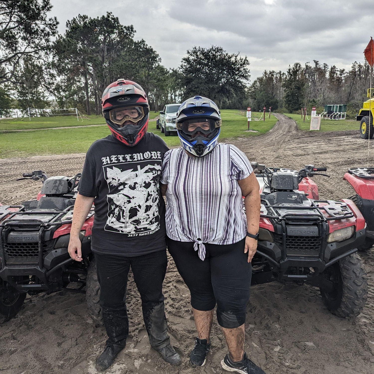 Riding ATVs