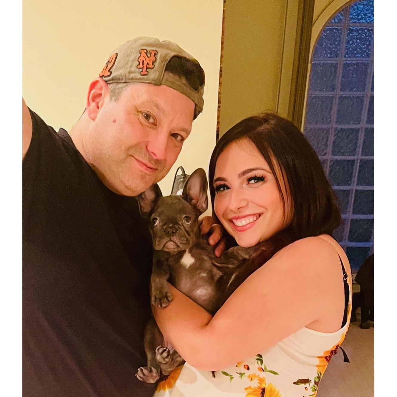Our first photo with Phoebe