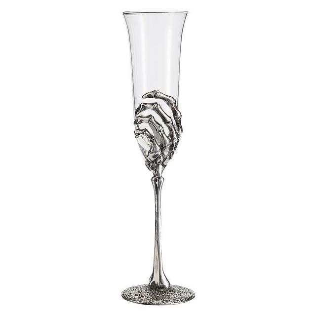 Skeleton Hand Champagne Glass