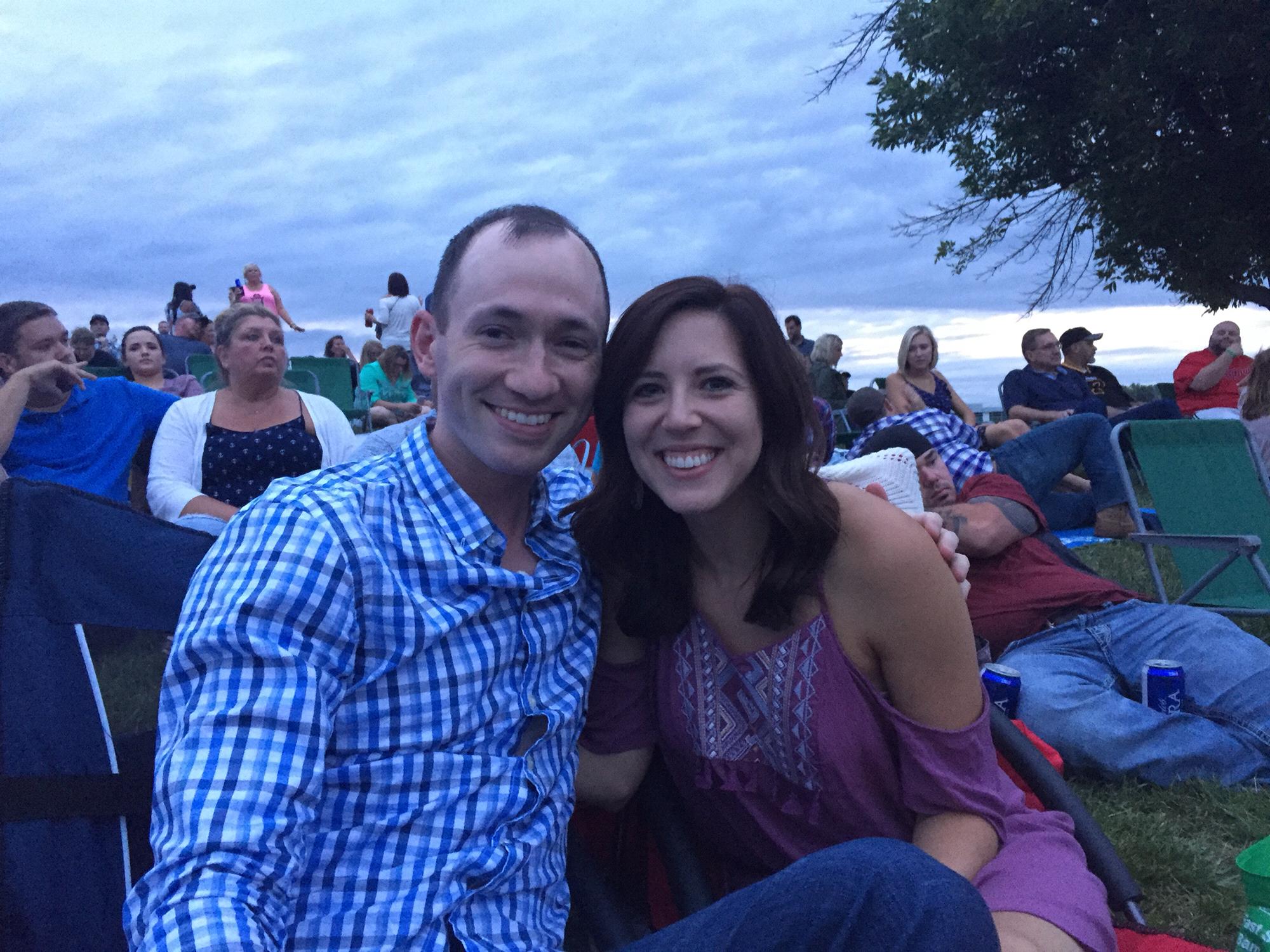 One of many country concerts that I dragged Matt to :) Chris Stapleton 2017