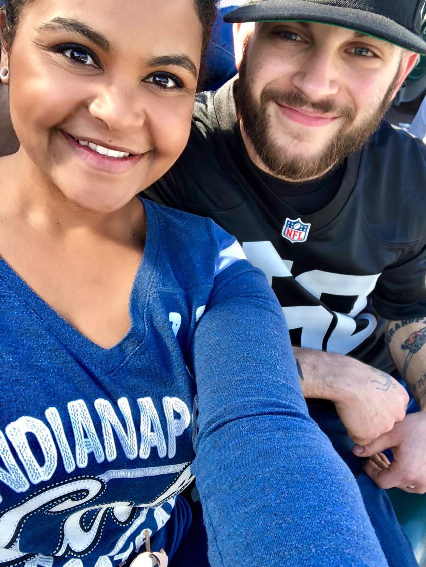 Our first Colts vs Raiders game!