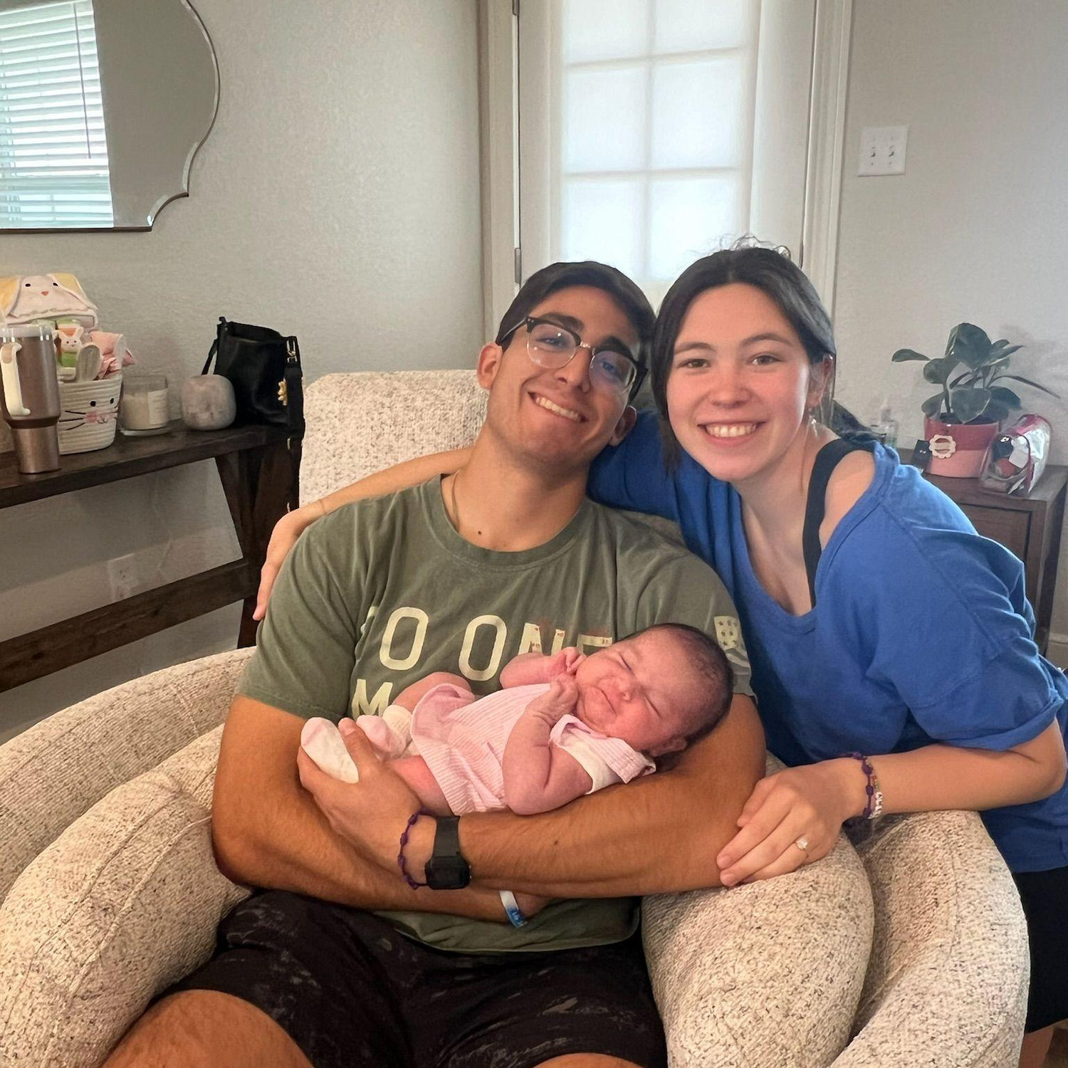 We became Uncle Chris and Aunt Caitlin!