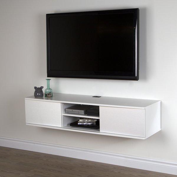 Agora Wall Mounted Media Console TV Stand for TVs up to 58"