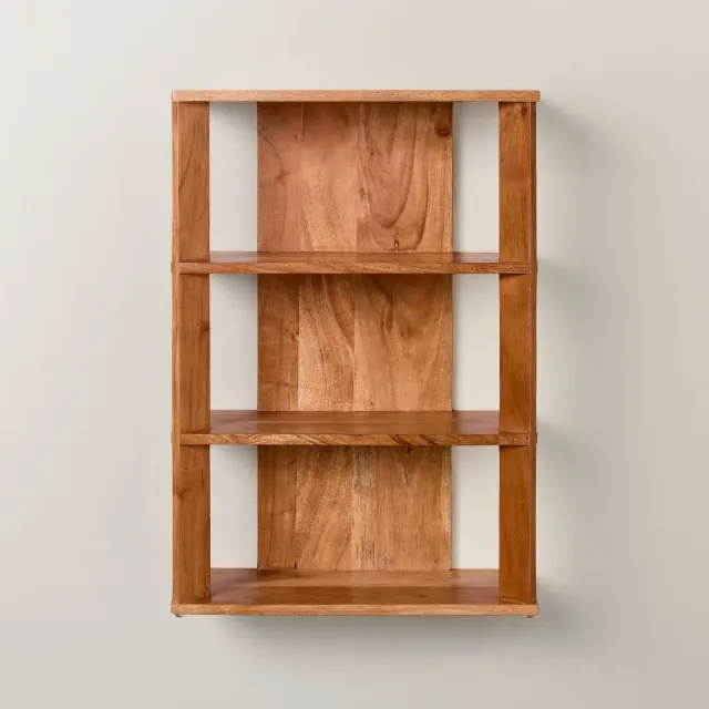14" Wide 4 Shelf Mid-Century Wall Bookshelf - Hearth & Hand™ with Magnolia