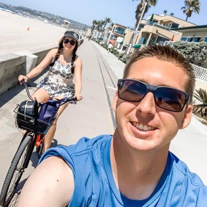 Riding bikes on the boardwalk at Mission Beach was so beautiful and relaxing! 2019