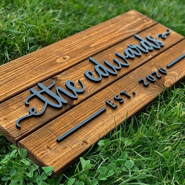 Custom Wood Sign | Personalized Family...
