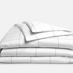 Luxe Duvet Cover Queen in Solid White
