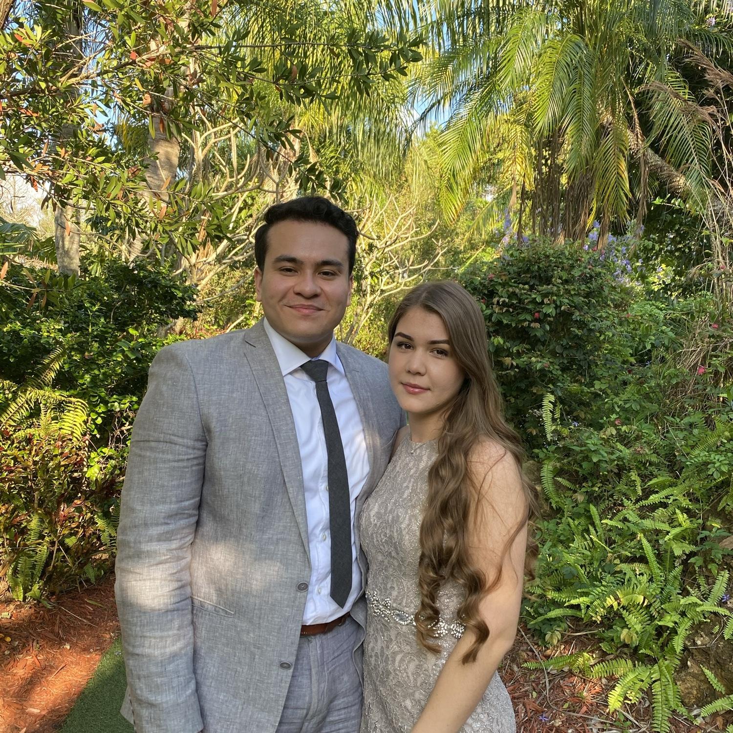 Feb 2021 a beautiful wedding we were invited too.