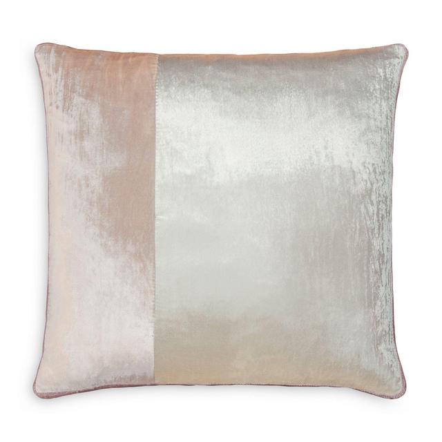 Kevin O'Brien Studio Color-Block Velvet Decorative Pillow, 22" x 22"