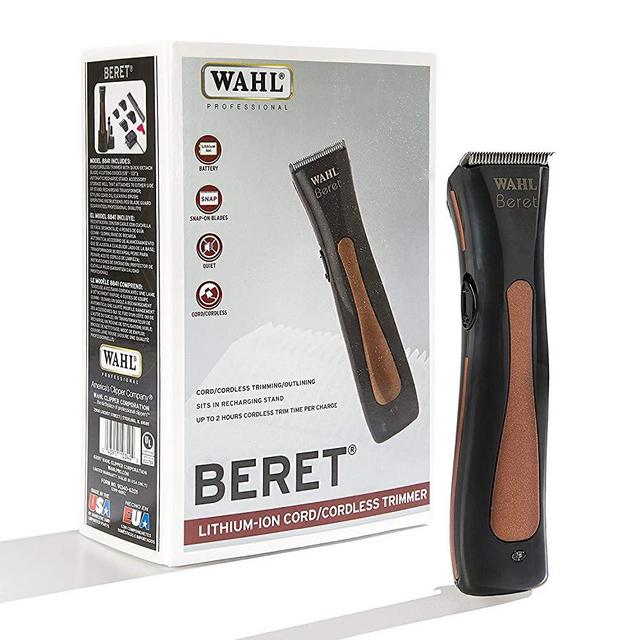 Wahl Professional Beret Lithium Ion Cord/Cordless Trimmer #8841 – Great for Barbers and Stylists