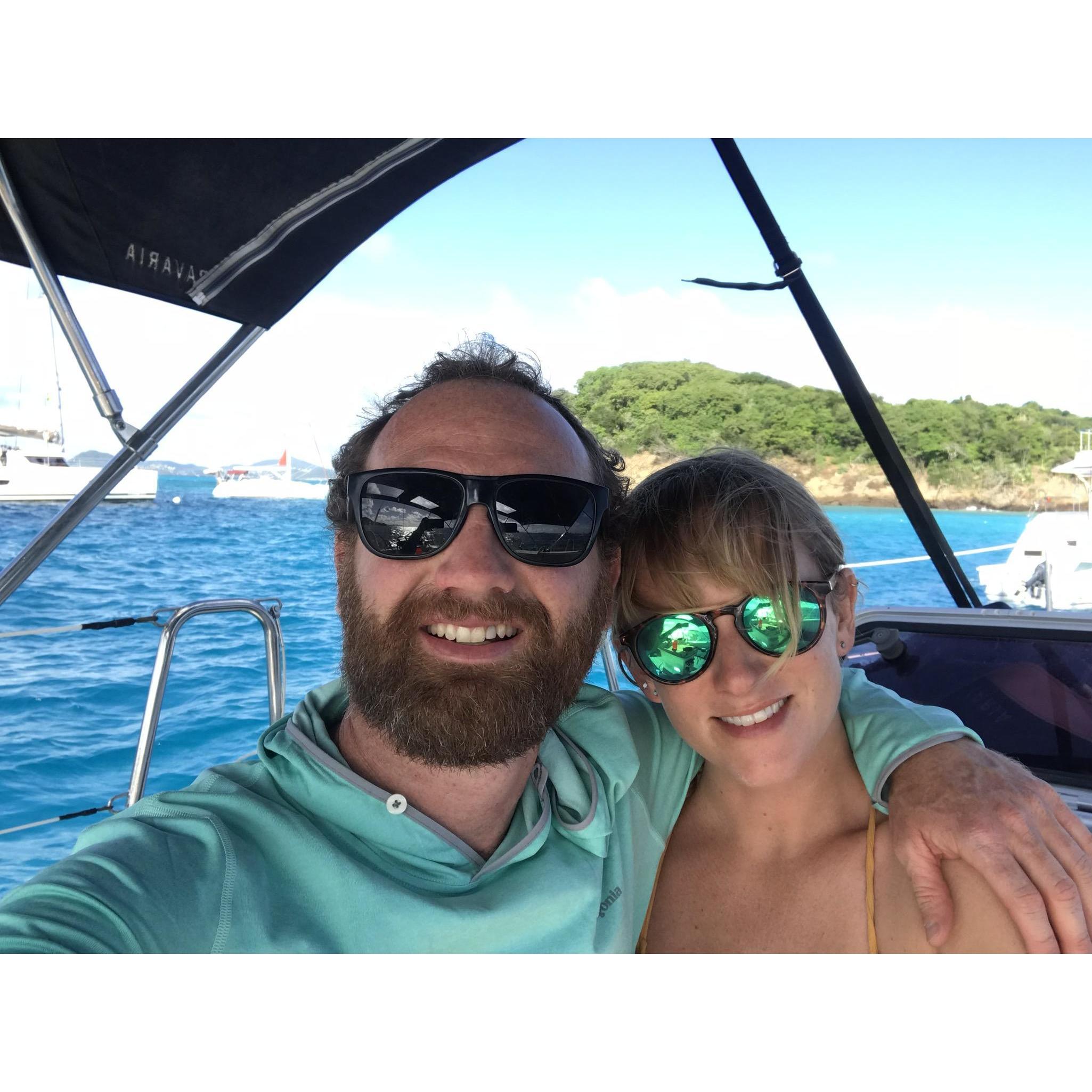On a boat! 2018