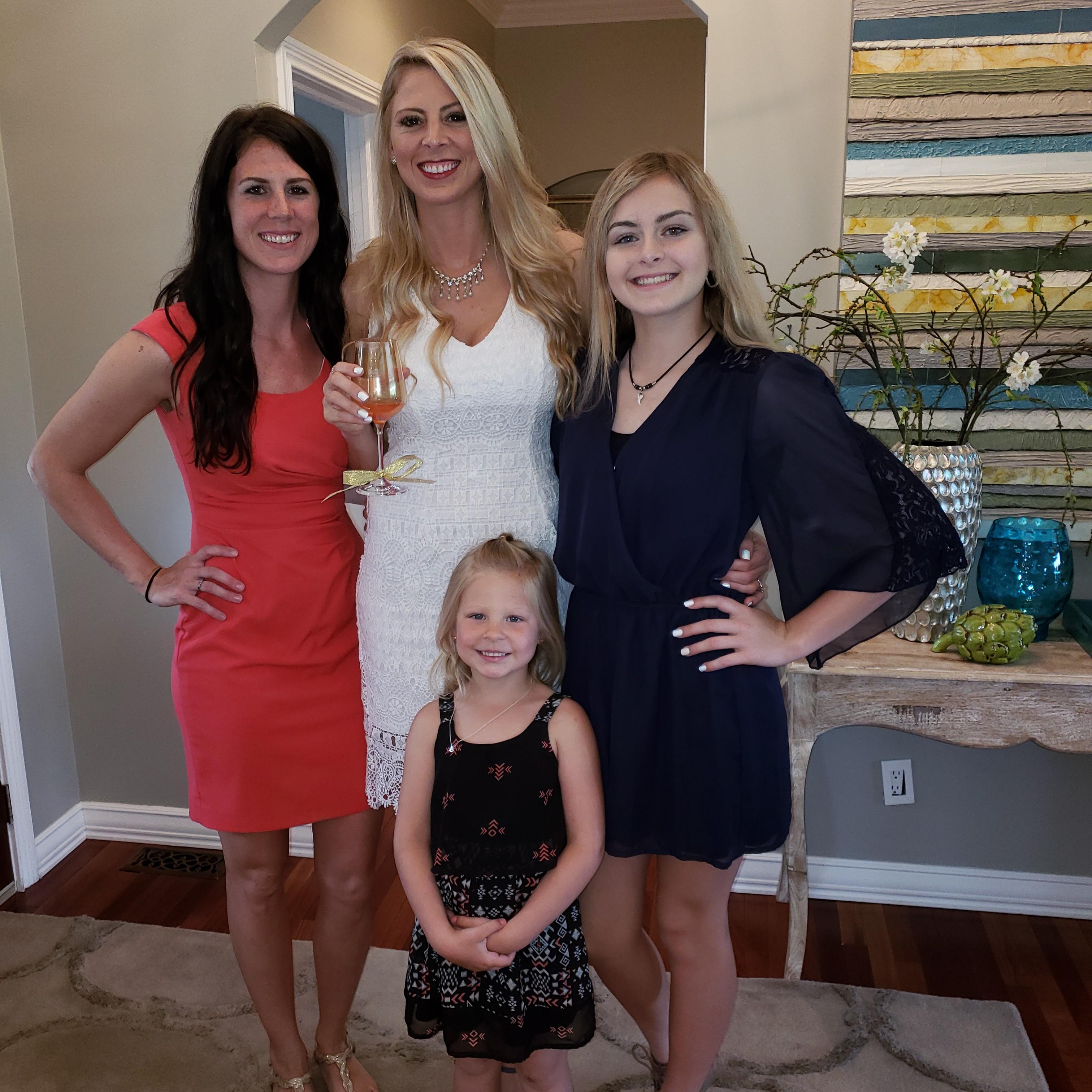Bridesmaid, Jacea Smith; Bride; Maid of Honor, Tavia, and Flower Girl, Logan!

Bridal Shower 5/2018