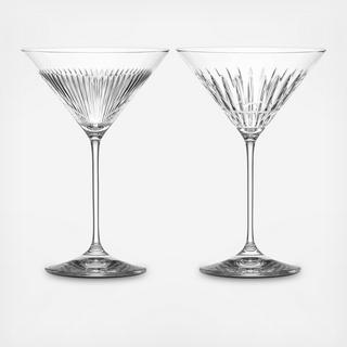 New Vintage Martini Glass, Set of 2