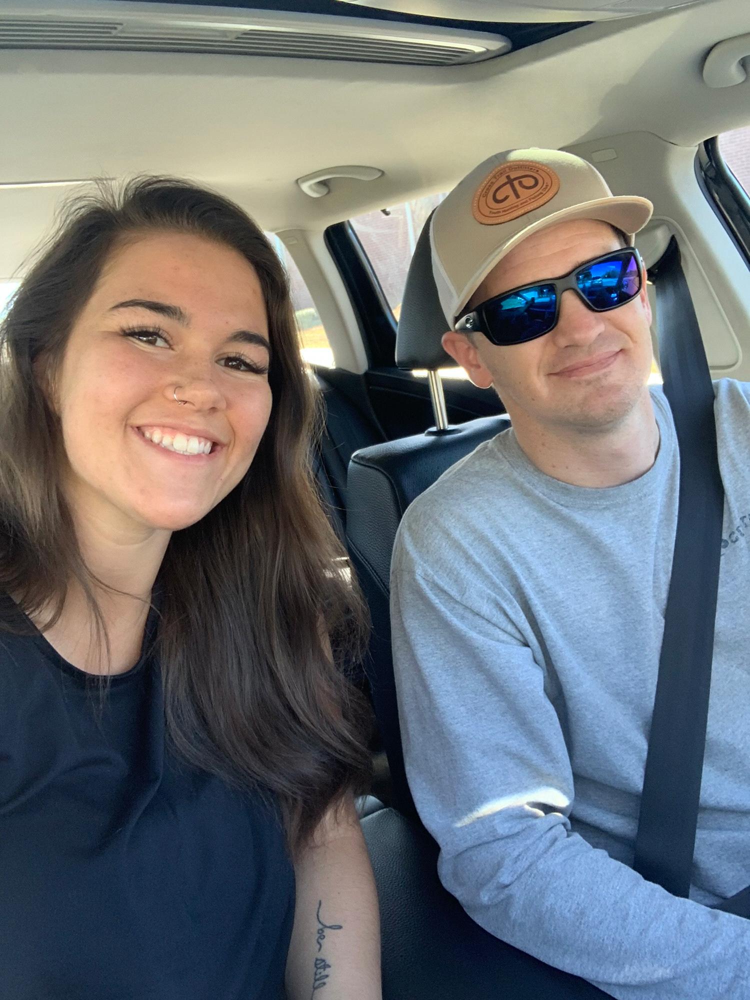 On their way to Florida. First road trip!